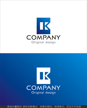 logo设计 CK字母logo