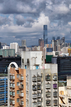 香港东九龙城市风光