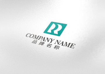 R字母logo标志