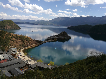 泸沽湖观景台