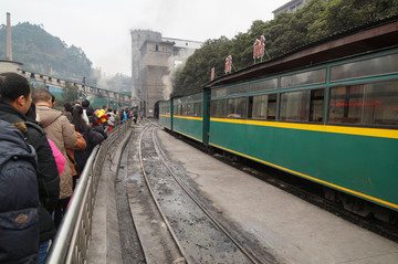 嘉阳小火车 旅游小火车