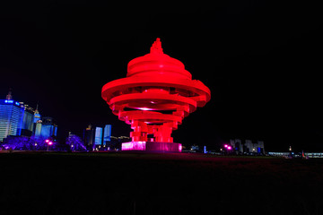 青岛 五月的风 夜景