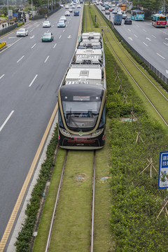 有轨电车 轨道交通 电车