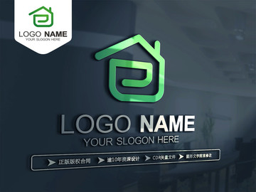 房產(chǎn)中介 家裝 LOGO設(shè)計(jì)