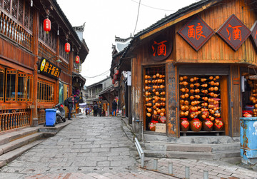 街景 街头 酒店 古城