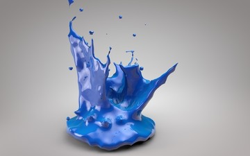 飛濺的水