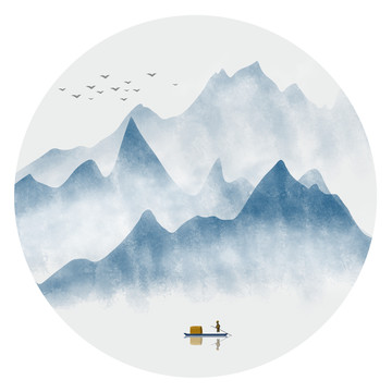 水墨山水畫
