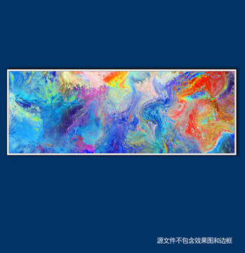 抽象油畫