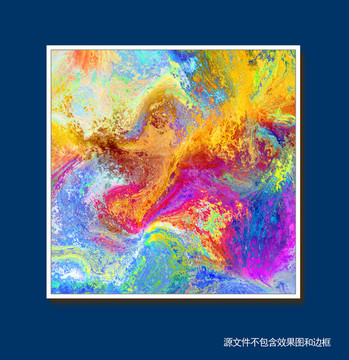 抽象油畫