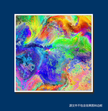 抽象油畫