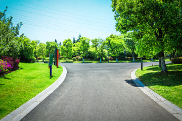 城市公园道路