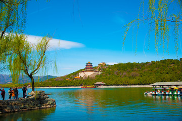 颐和园山水美景