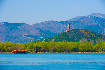 颐和园山水美景