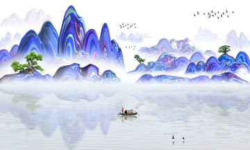 新中式山水畫(huà)