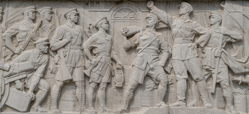 南昌起义人民英雄纪念碑浮雕