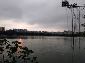 湖畔风景 广东雷州南湖