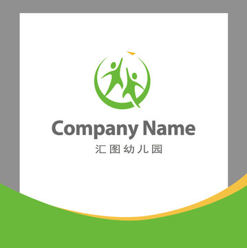 兒童幼兒園logo