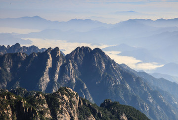 山景背景 黄山山景