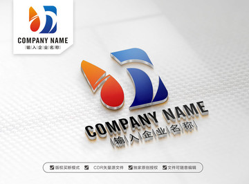 dh字母LOGO設(shè)計 hd標(biāo)志