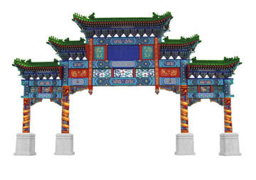 四柱五樓牌坊 牌坊 牌樓