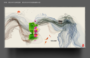 禪意掛畫
