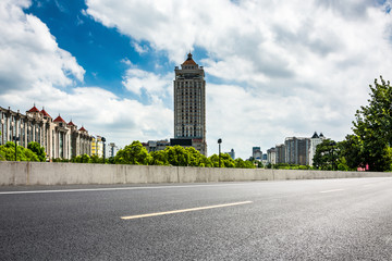 城市道路建筑风光