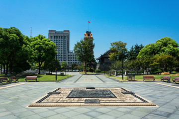 城市休息区空地