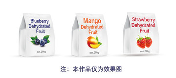 水果干包裝設(shè)計(jì)效果圖