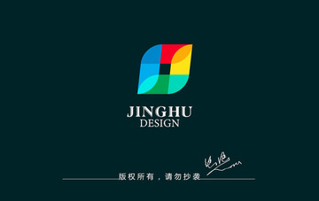 手势logo 钱币logo