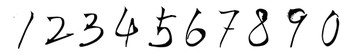 水墨数字