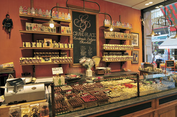 比利时布鲁塞尔巧克力商店