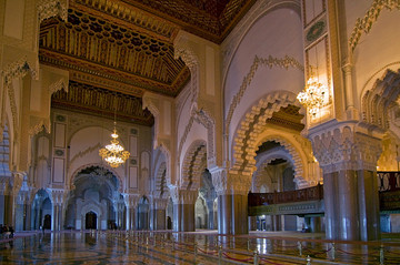 卡萨布兰卡哈桑二世清真寺内部