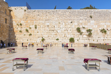耶路撒冷犹太区的西墙 哭墙