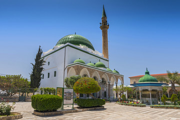 以色列老城区奥斯曼建筑的清真寺