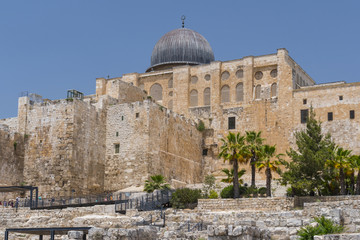 耶路撒冷的阿克萨清真寺的圆顶