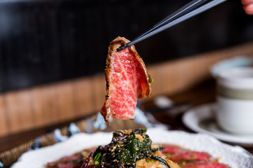 日式生烤牛肉