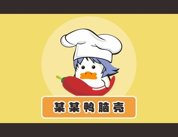 鸭头LOGO 鸭脑壳LOGO