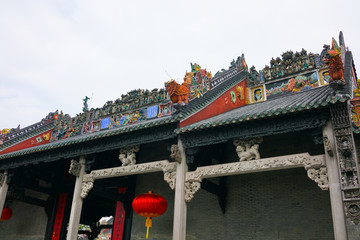 岭南建筑 陈家祠 砖雕