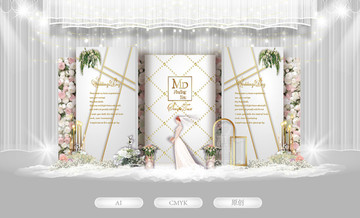 銀色婚禮 灰色系婚禮 主題婚禮