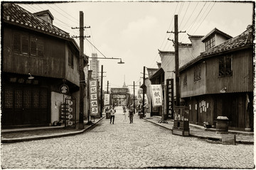 老上海 民国建筑 老上海街景