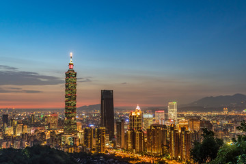 台北象山夜景