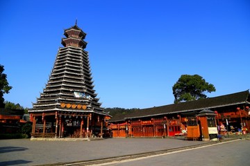 侗寨 木塔
