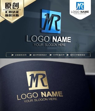 MR标志 MR字母LOGO设计