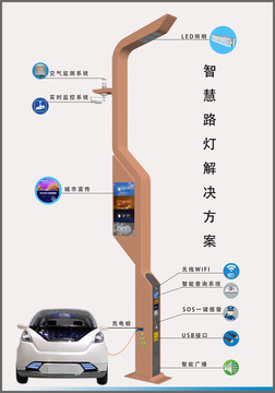 智能路灯解决方案 智慧城市照明