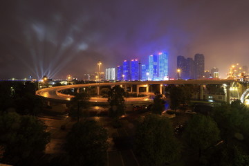 长沙 橘子洲 夜景