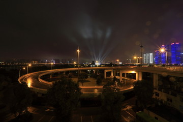 长沙 橘子洲 橘子洲大桥 夜景