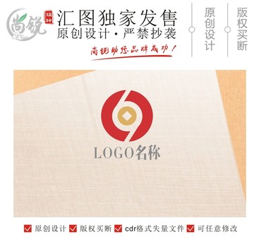 金融铜钱logo