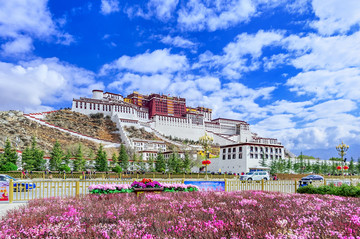 布达拉宫 西藏风光