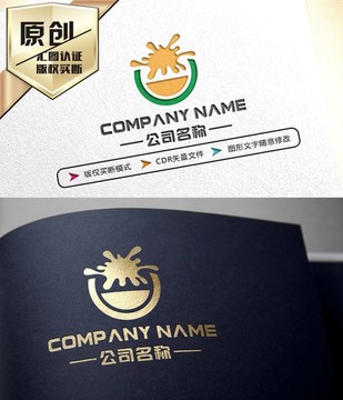 水果 果汁 LOGO設(shè)計(jì)
