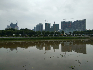 河畔风景 广西玉林南流江